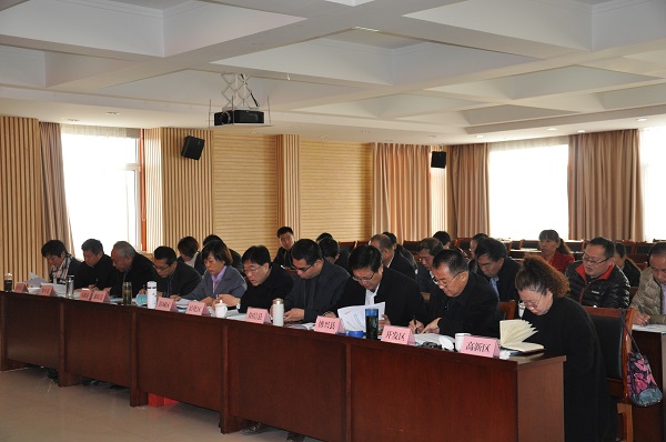 图为参加培训班的各县区残联理事长及负责同志